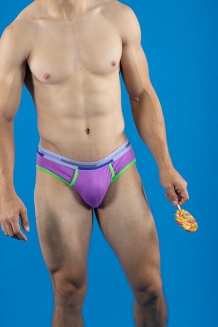 Slip lila caramelo