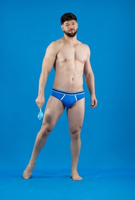 Slip celeste caramelo