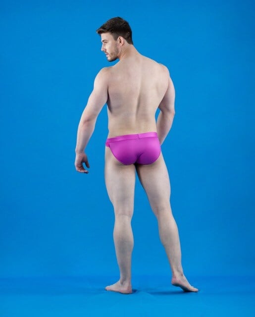 Slip lila con transparencia
