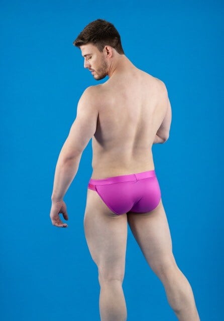 Slip lila con transparencia