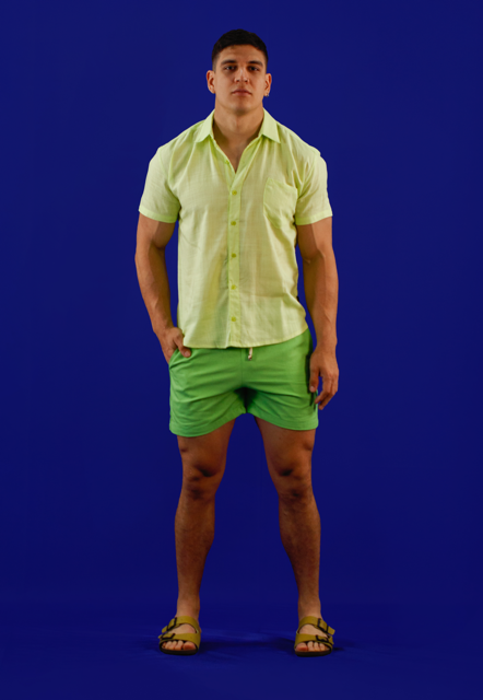 Camisa y short verde