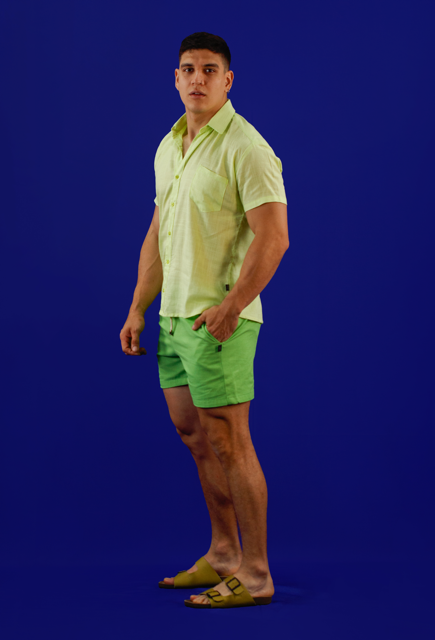 Camisa y short verde